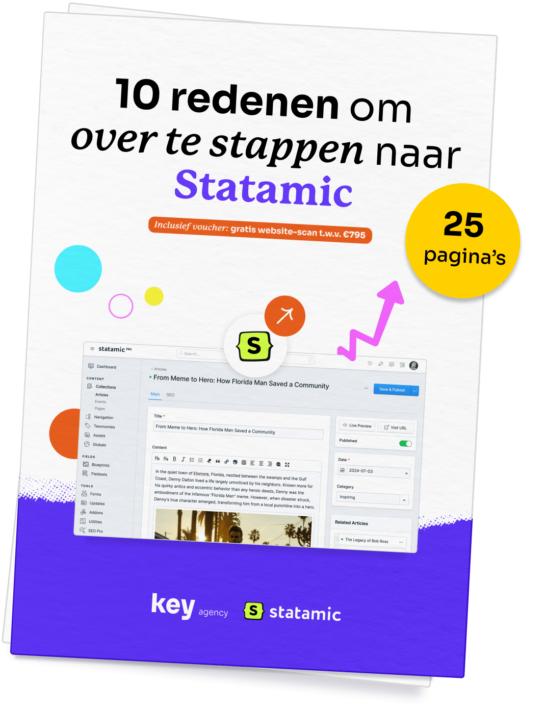 Statamic Factsheet - 10 redenen om over te stappen naar Statamic